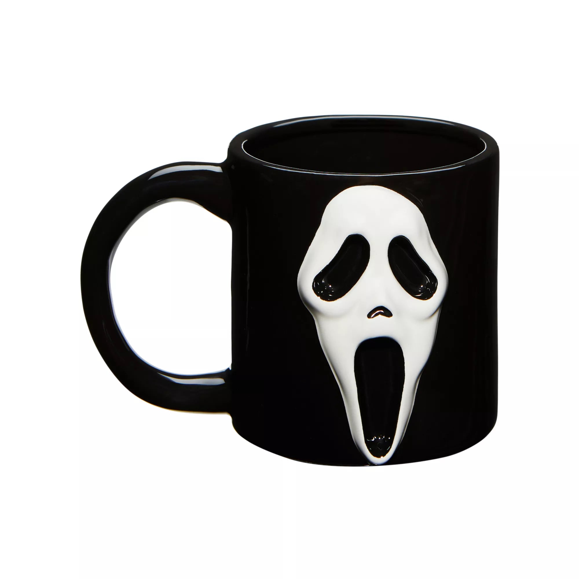Ghost Face Molded Coffee Mug - 16 oz.