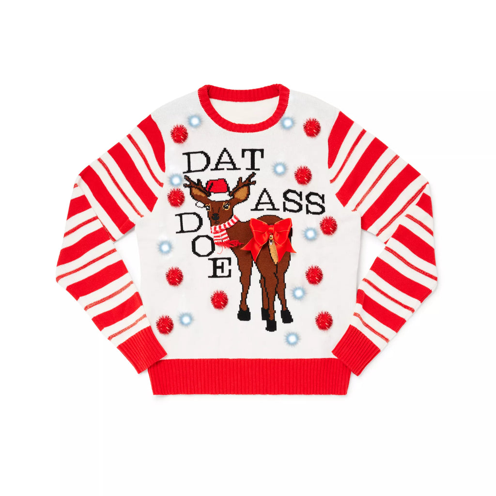 Light-Up Dat Ass Doe Christmas Sweater