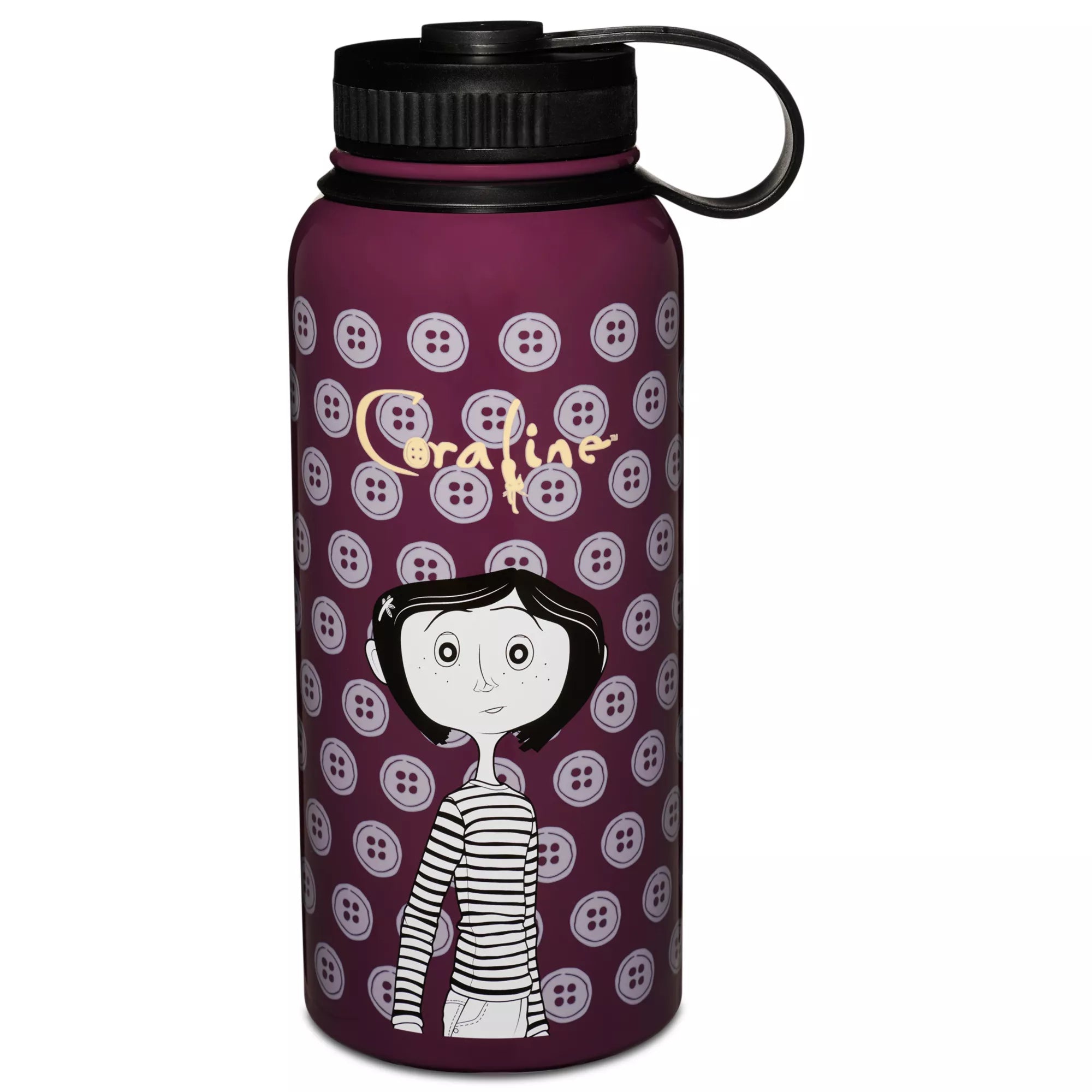Coraline Button Eyes Water Bottle - 32 oz.