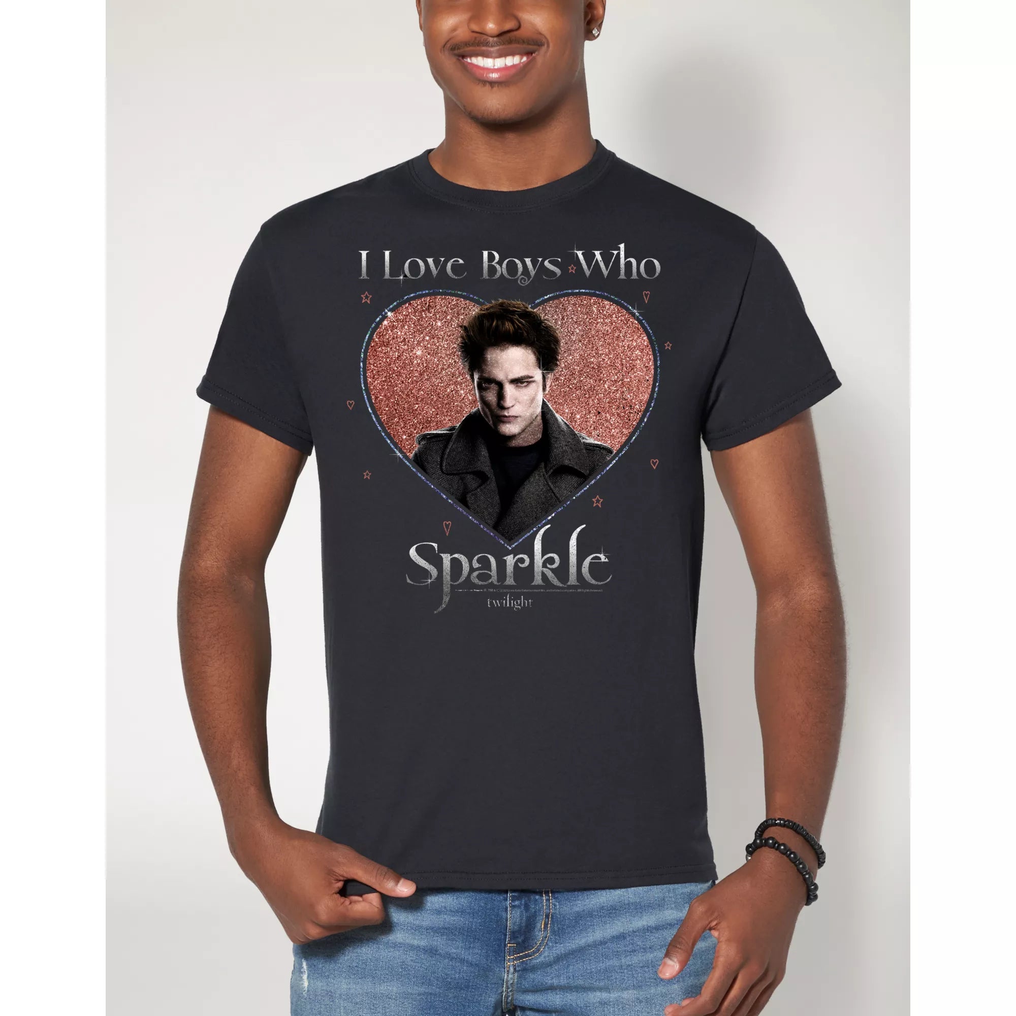 I Love Boys Who Sparkle T Shirt - Twilight