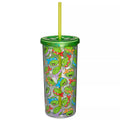 Classic Ninja Turtles Faces Cup with Straw 20 oz. - Teenage Mutant Ninja Turtles