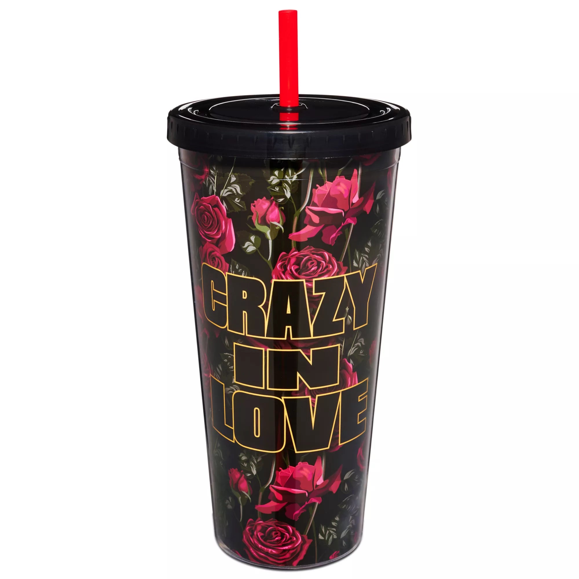Crazy In Love Chucky and Tiffany Cup with Straw - 20 oz.