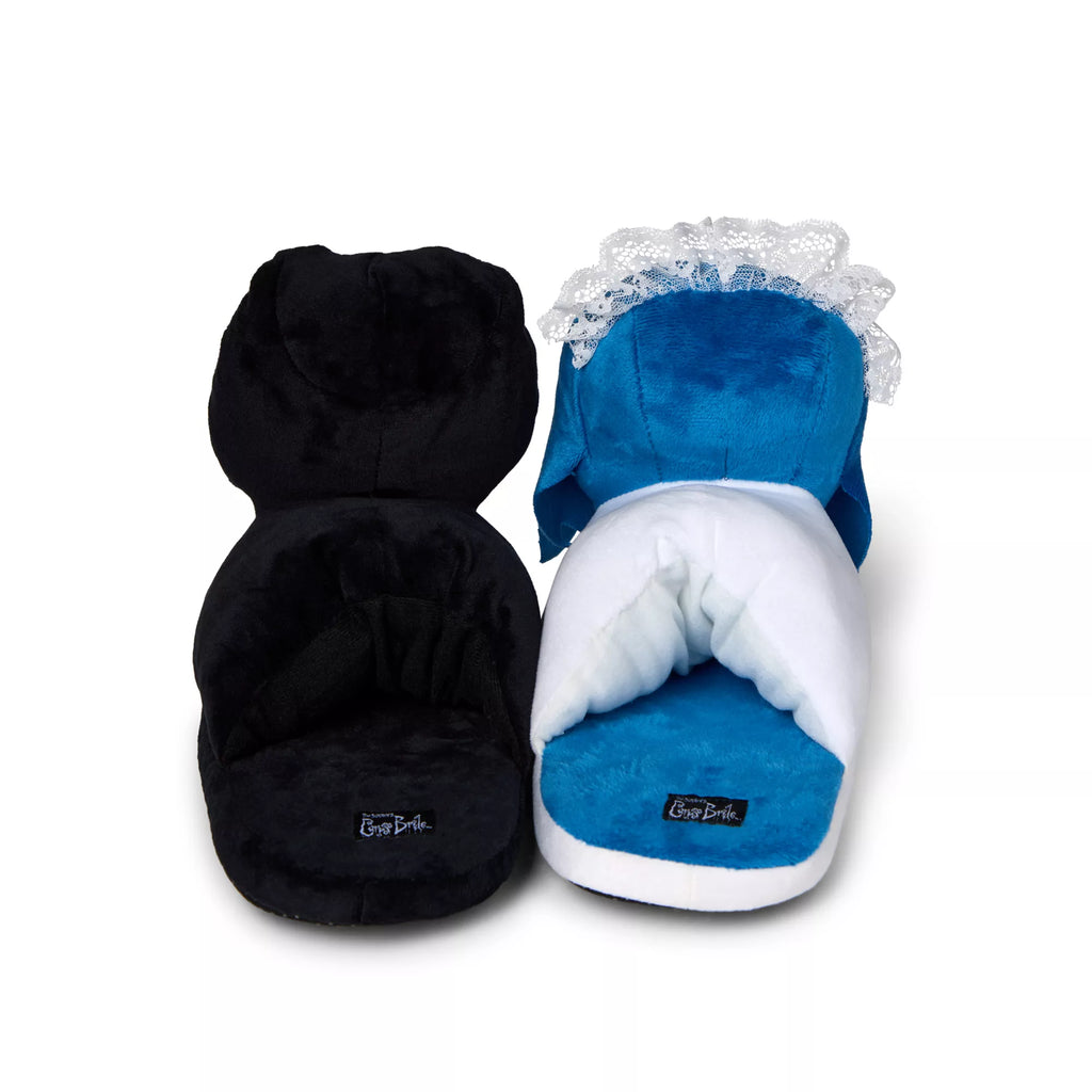 Victor and Emily Plush Slippers - Corpse Bride
