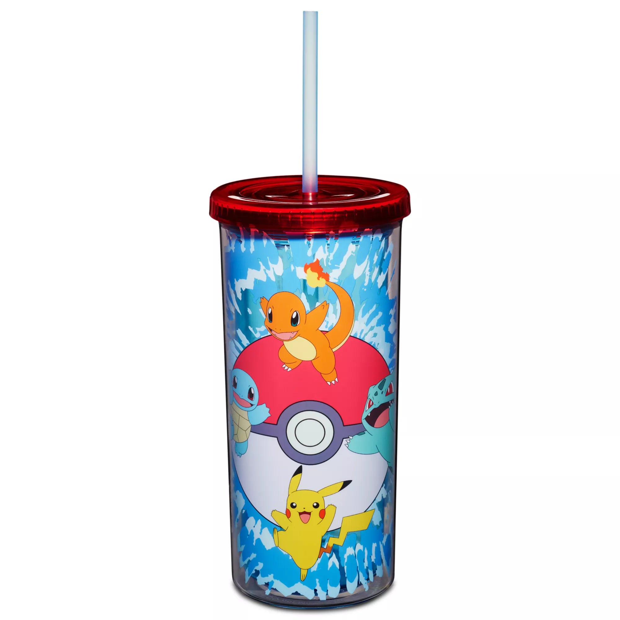Pokémon Characters Cup with Straw - 20 oz.