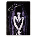 Elvira Purple Coffin Fleece Blanket