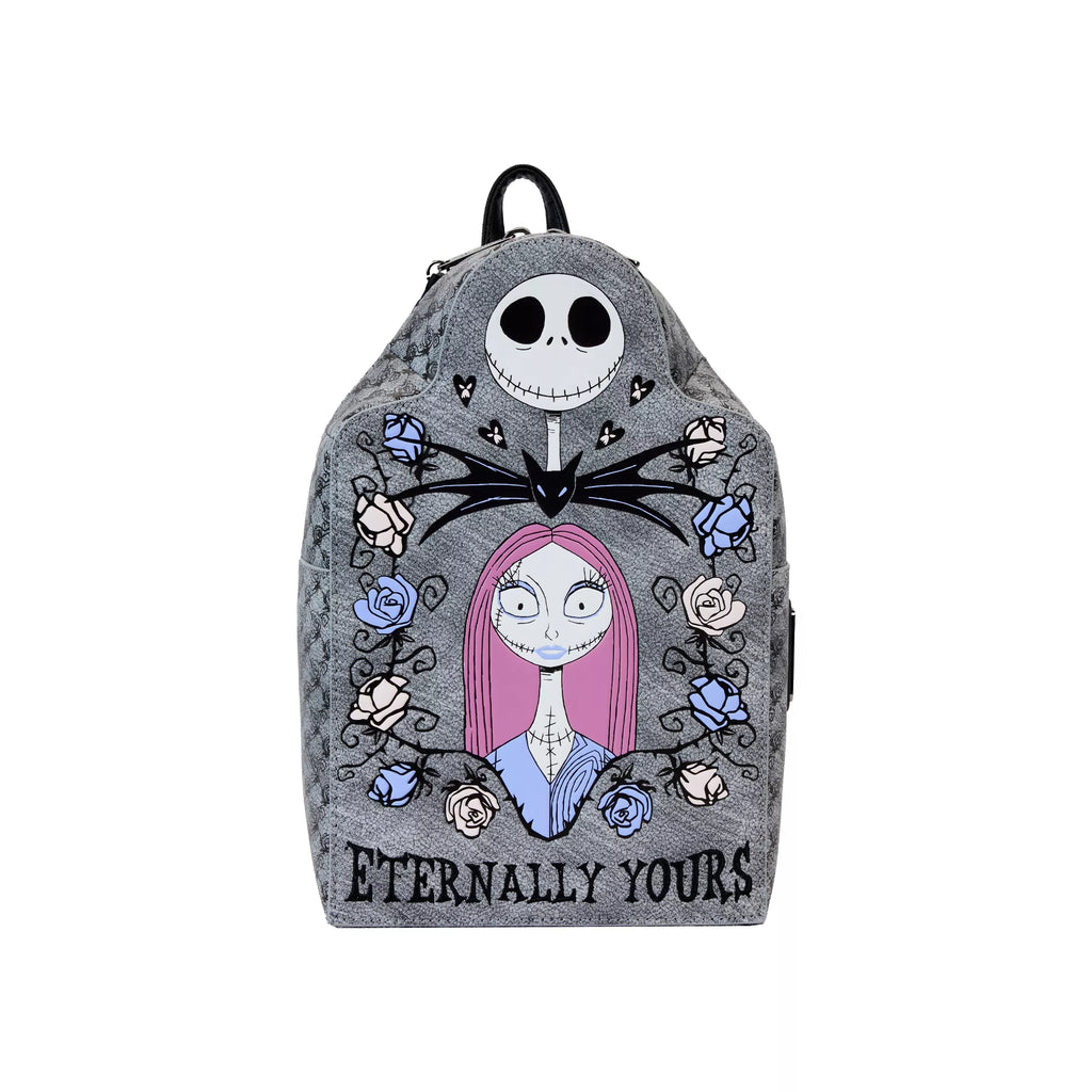 Loungefly Jack Skellington and Sally Gravestone Mini Backpack - The Nightmare Before Christmas