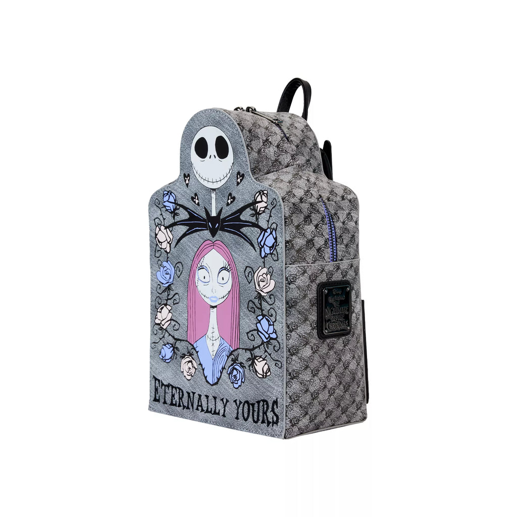 Loungefly Jack Skellington and Sally Gravestone Mini Backpack - The Nightmare Before Christmas