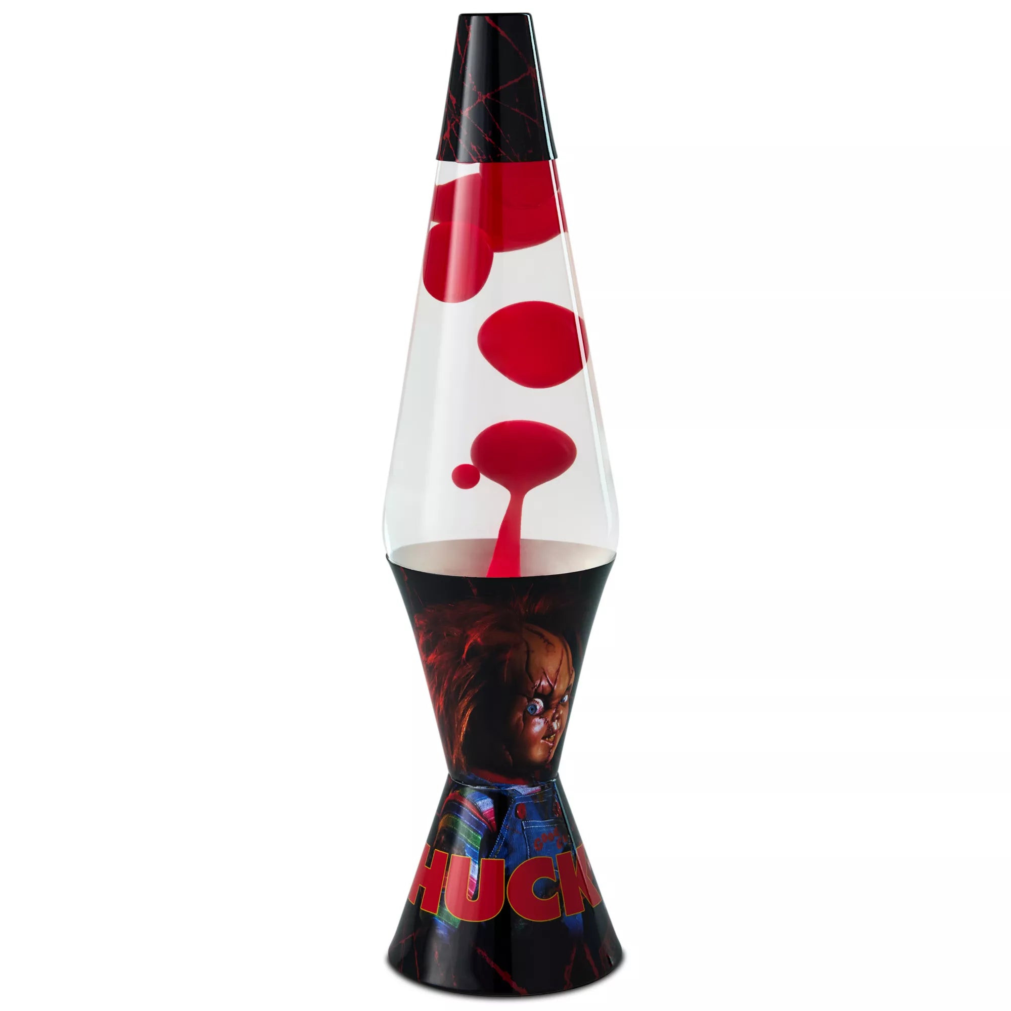 Chucky 17 Inch Lava Lamp Red