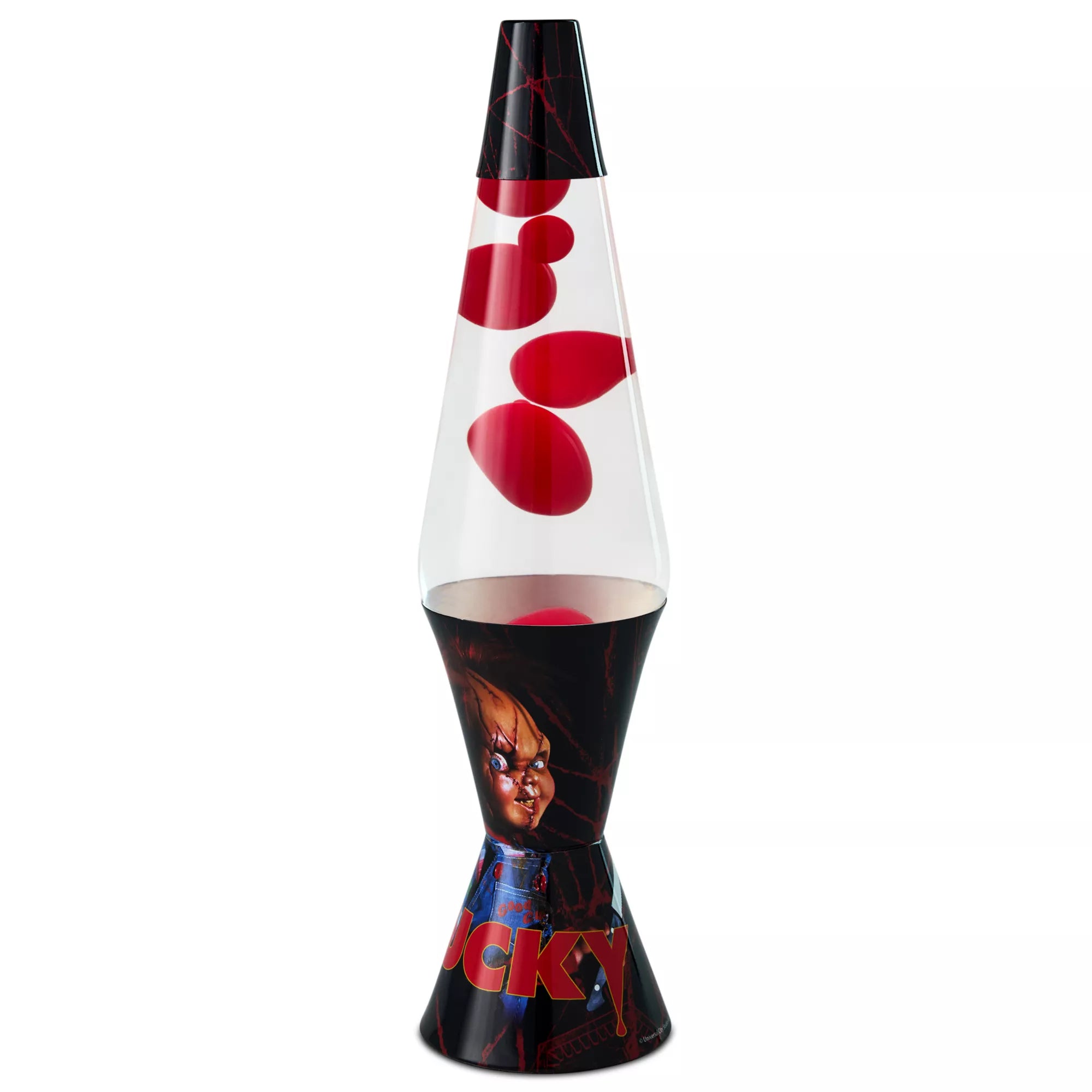 Chucky 17 Inch Lava Lamp Red