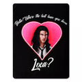 Jacob “Where Have You Been Loca?” Fleece Blanket - Twilight
