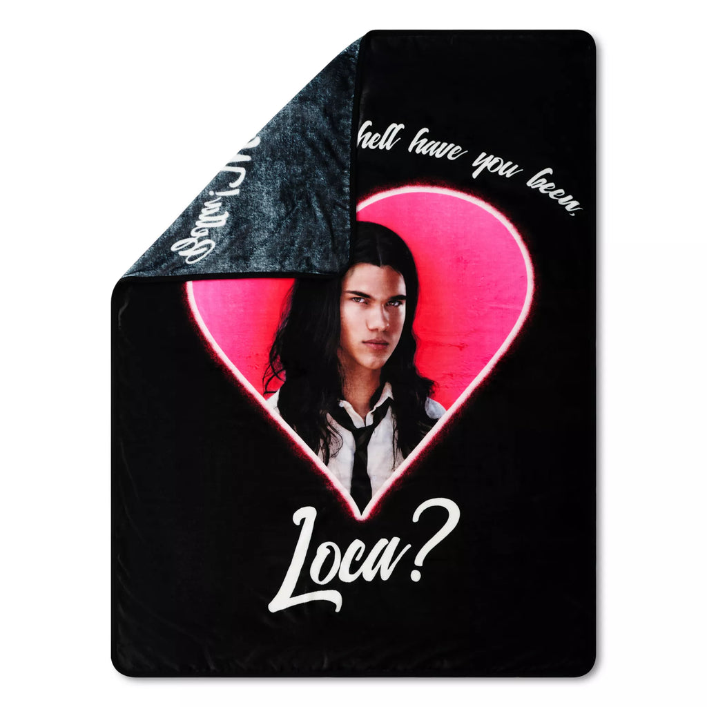 Jacob “Where Have You Been Loca?” Fleece Blanket - Twilight
