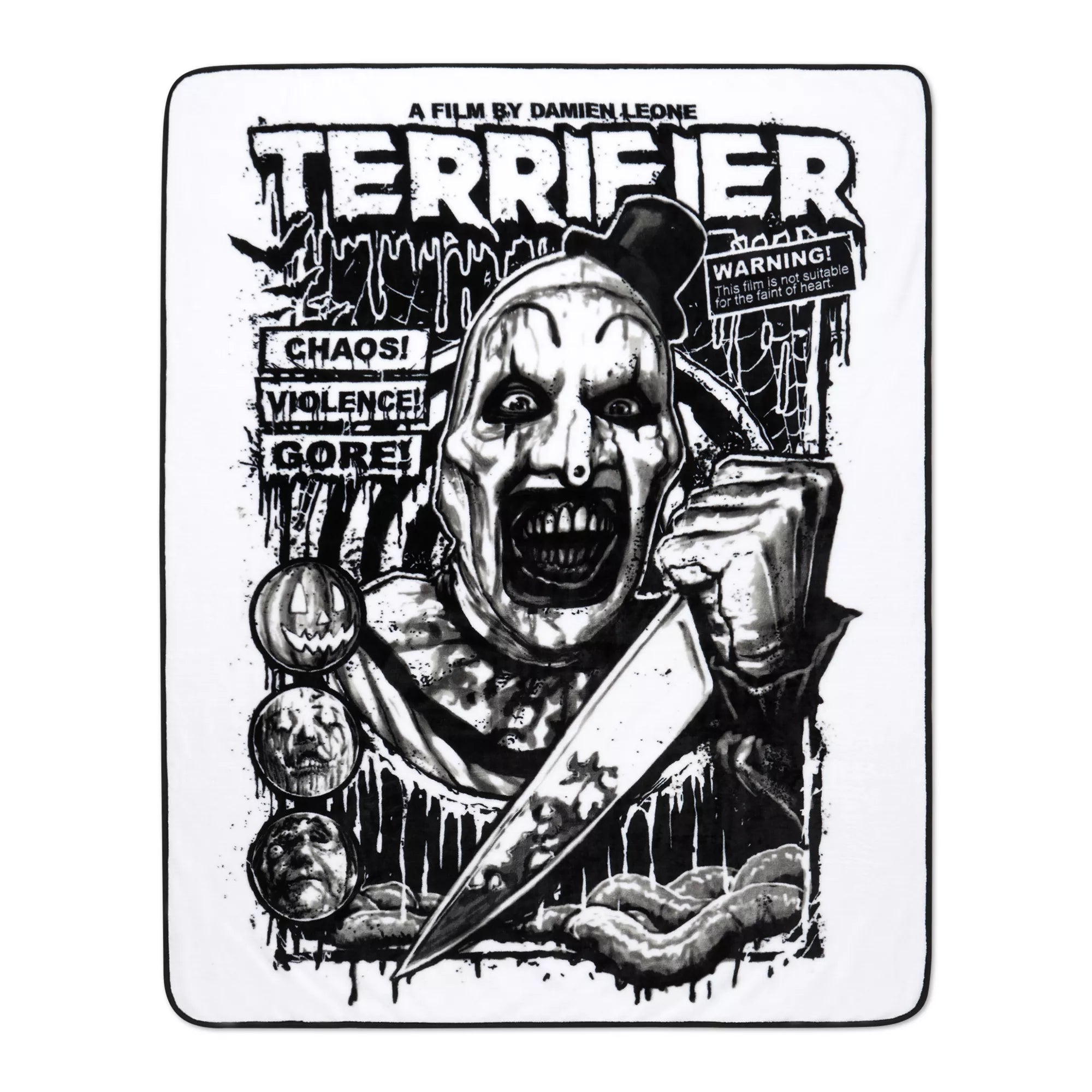 Art the Clown Chaos Fleece Blanket - Terrifier