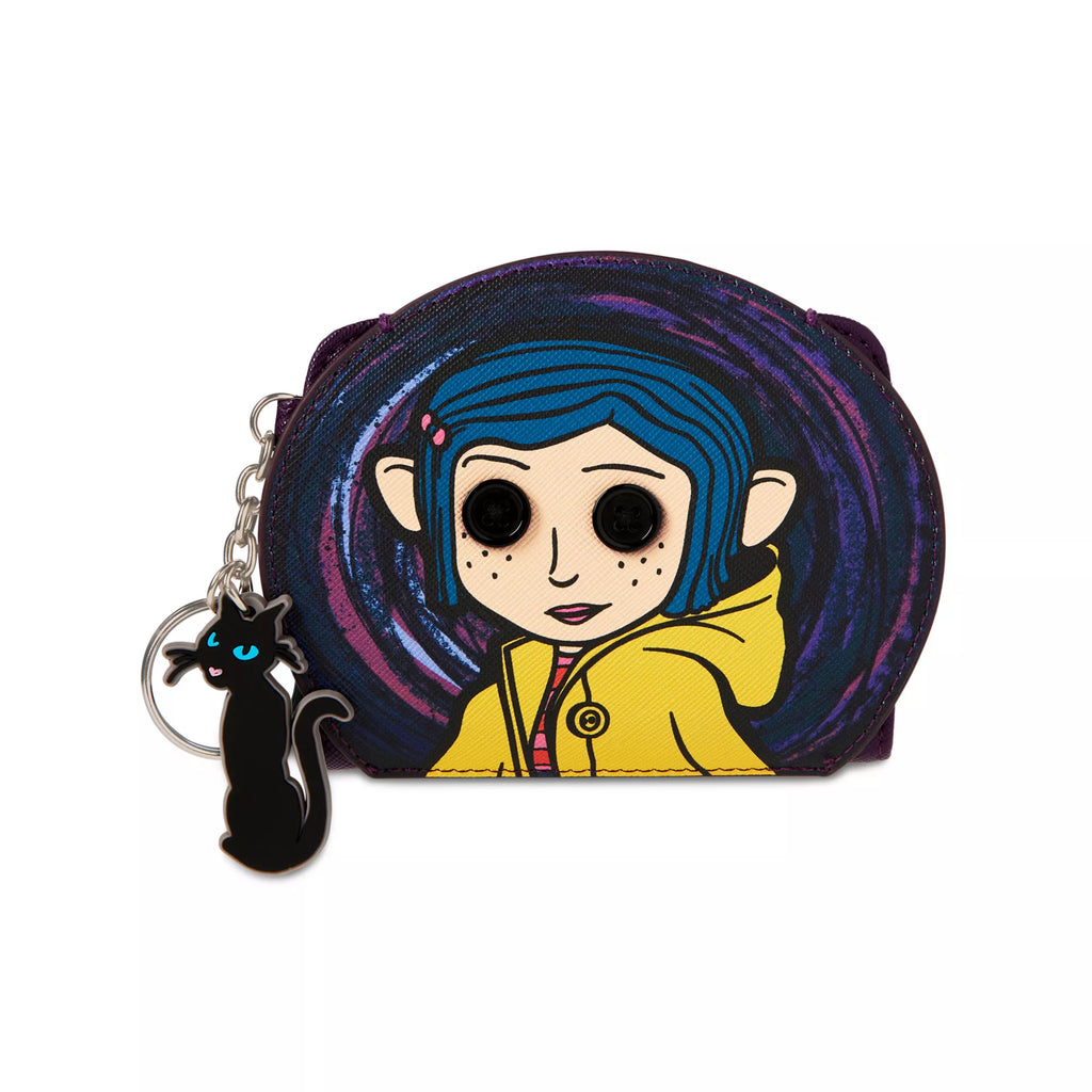 Coraline Face Circle Zip Wallet