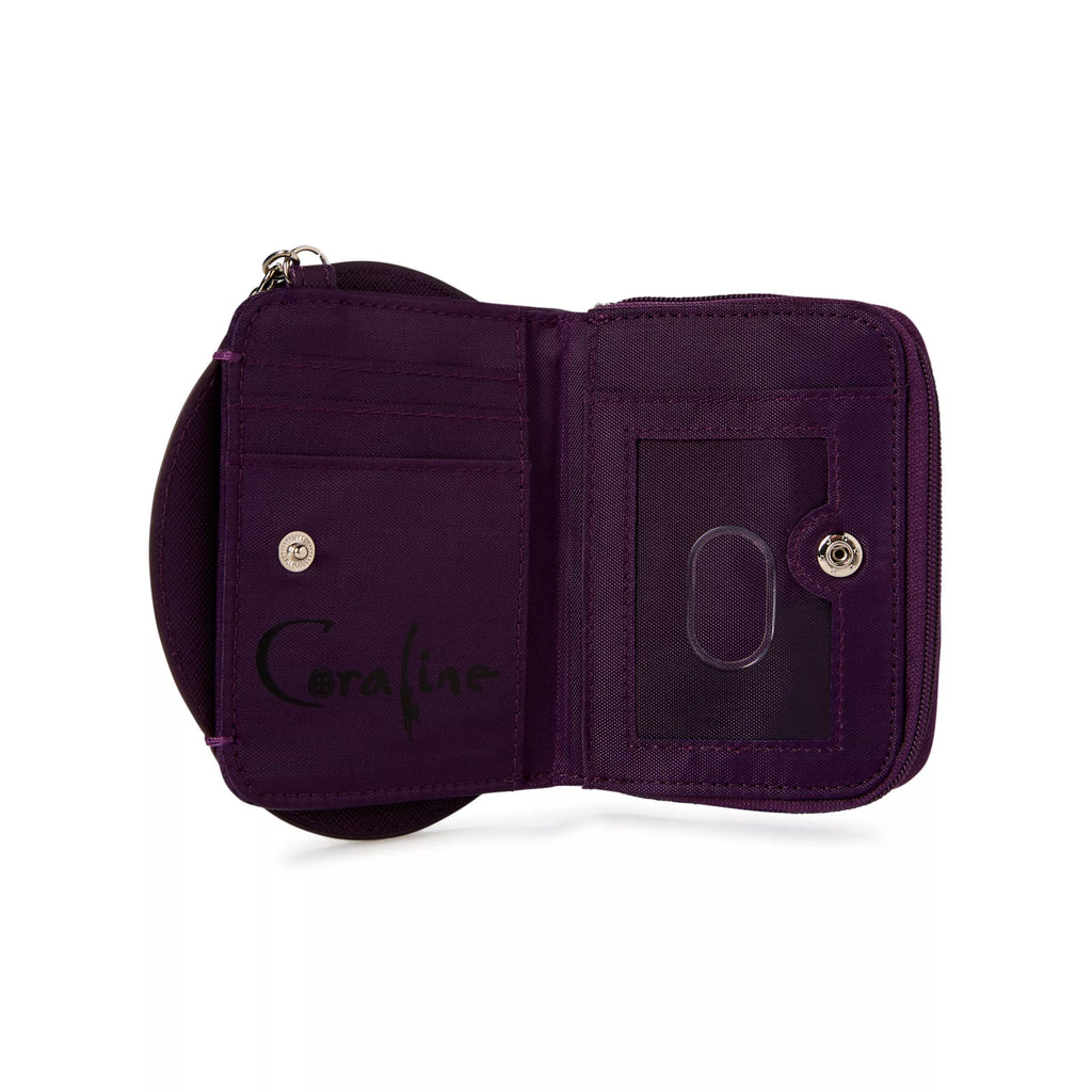 Coraline Face Circle Zip Wallet