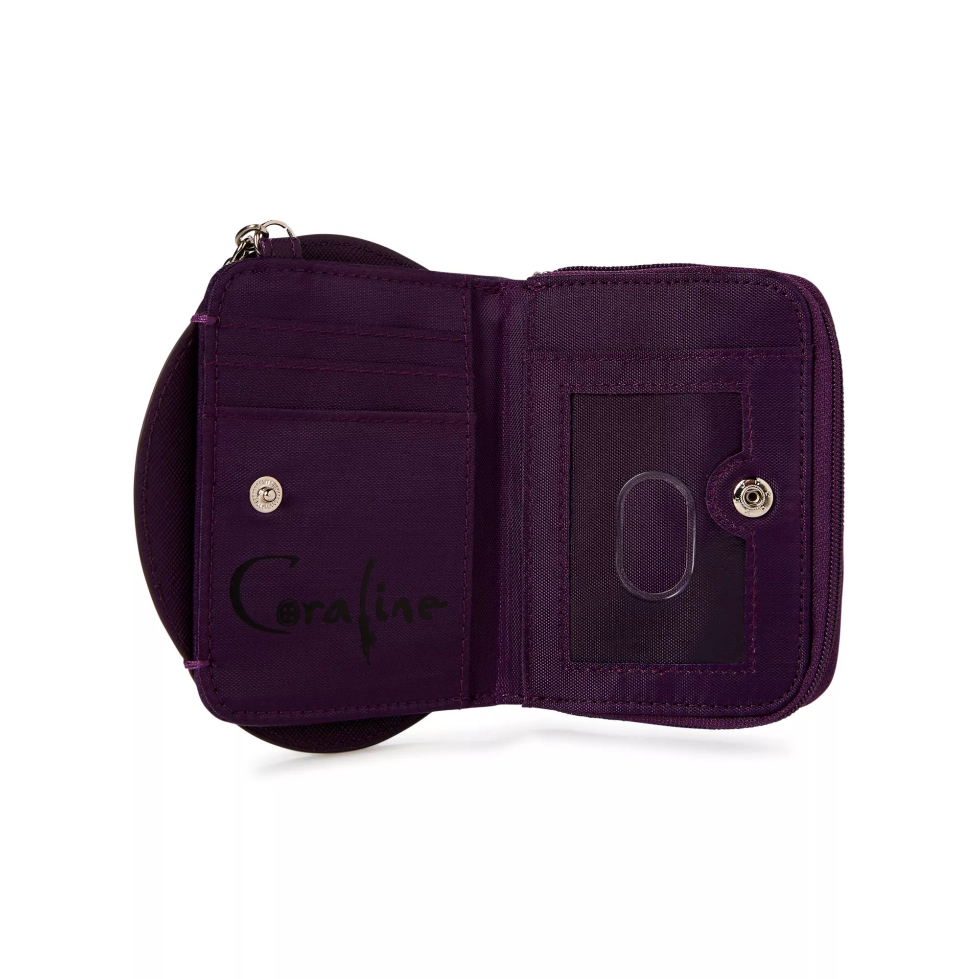 Coraline Face Circle Zip Wallet
