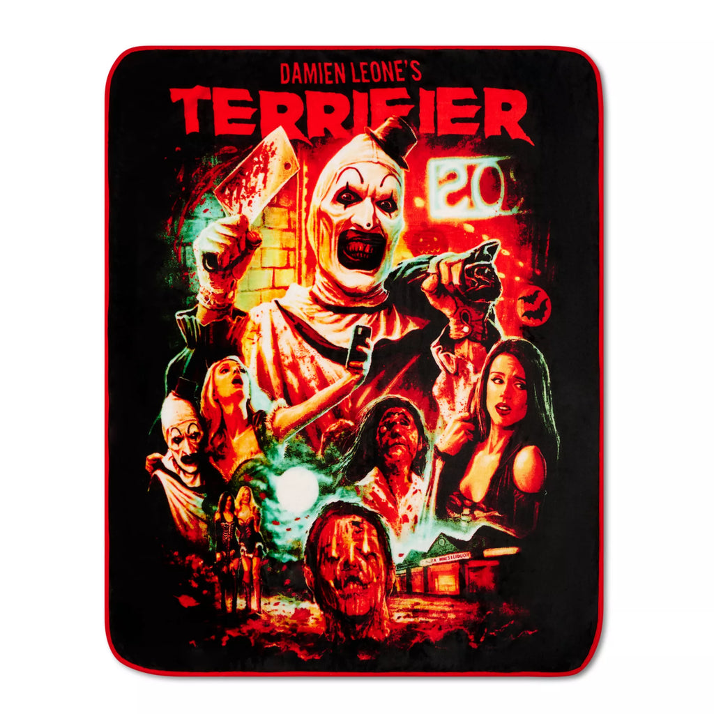 Terrifier Movie Poster Fleece Blanket