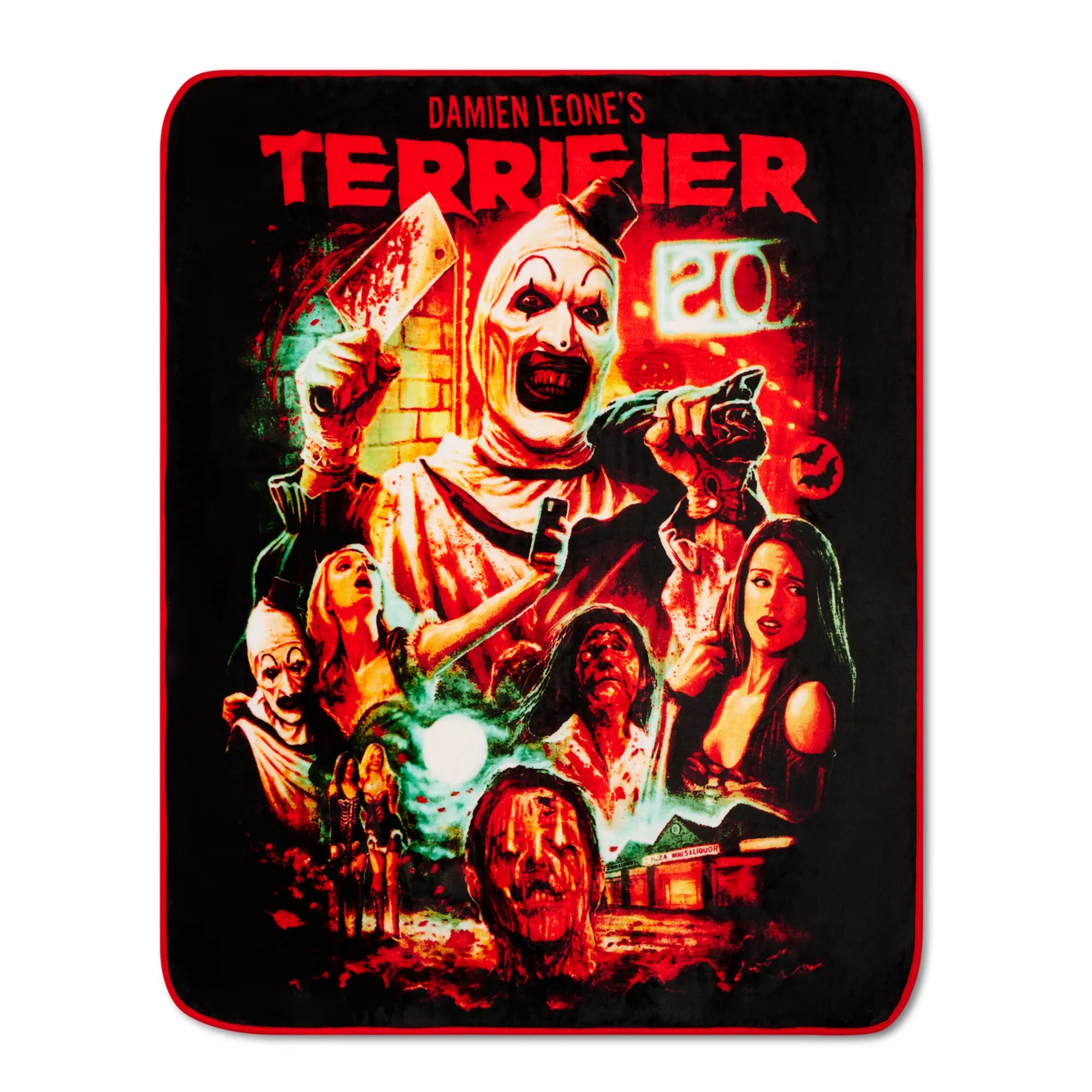 Terrifier Movie Poster Fleece Blanket