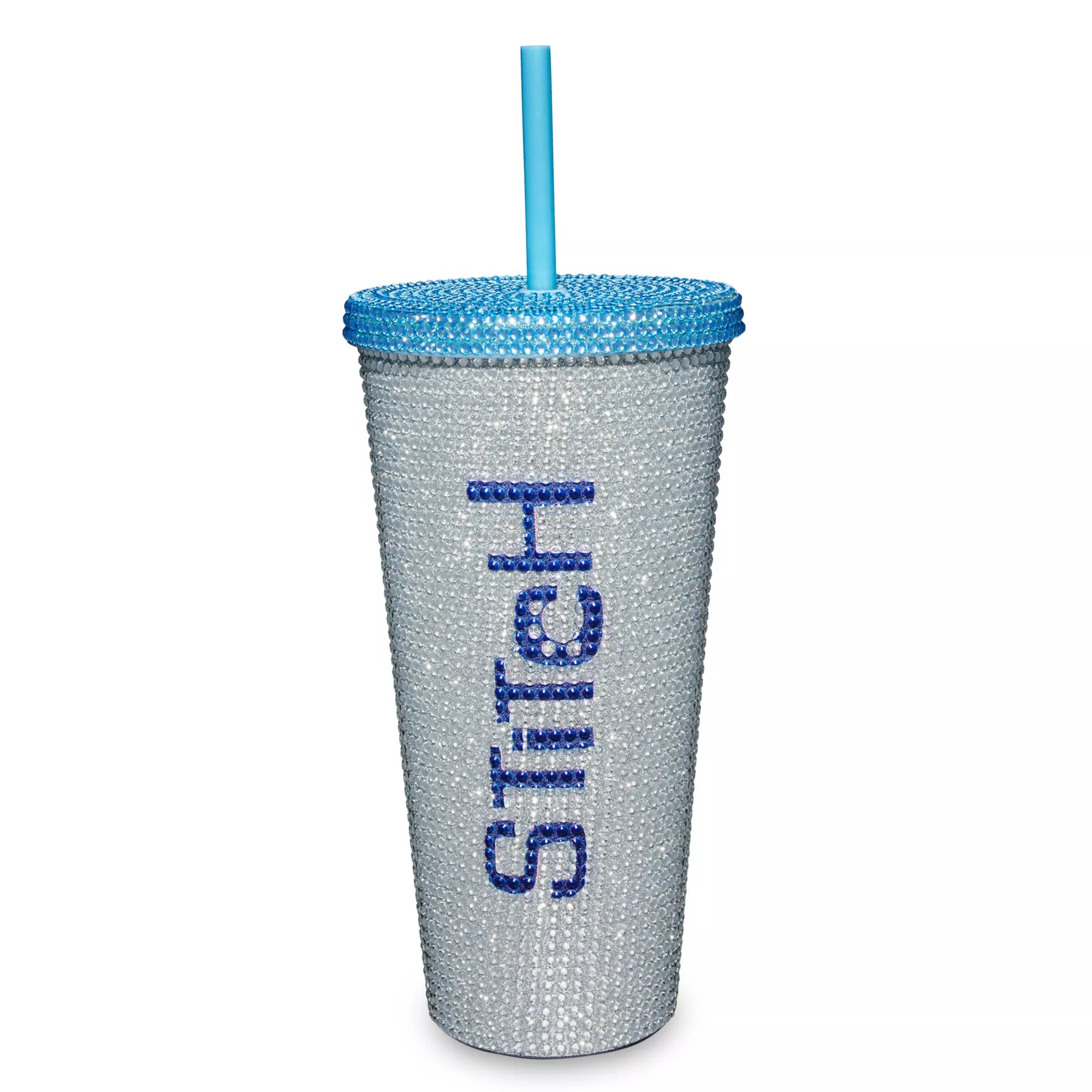 Rhinestone Stitch Cup with Straw 20 oz. - Lilo & Stitch