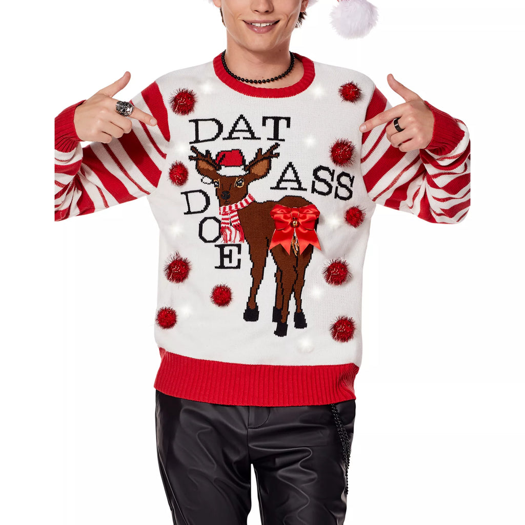 Light-Up Dat Ass Doe Christmas Sweater