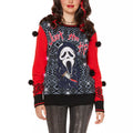 Light-Up Ghost Face Just the Tip Christmas Sweater