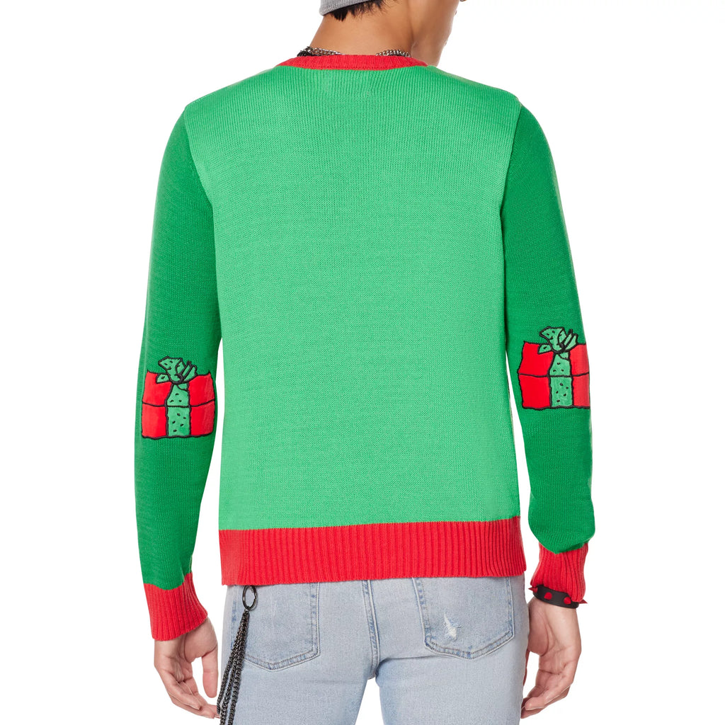 Light-Up Snoopy Dog House Ugly Christmas Sweater - Peanuts