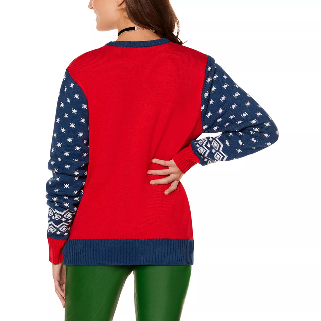 Light-Up Clark Griswold Kiss My Ass Christmas Sweater - National Lampoon's Christmas Vacation