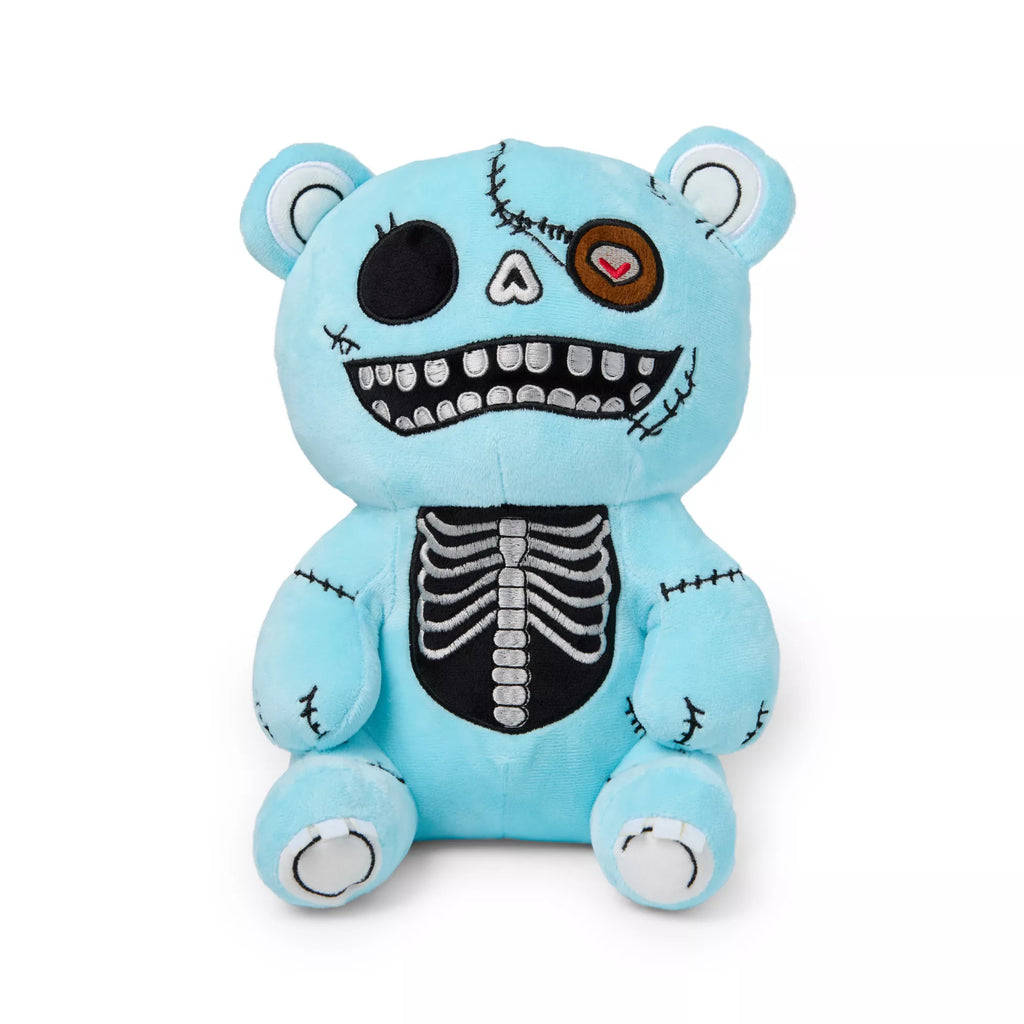 Blue Skeletal Bear Plush Toy