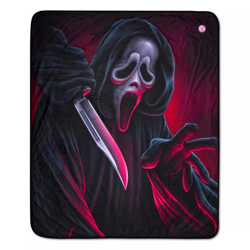 Ghost Face Knife Double Sided Fleece Blanket