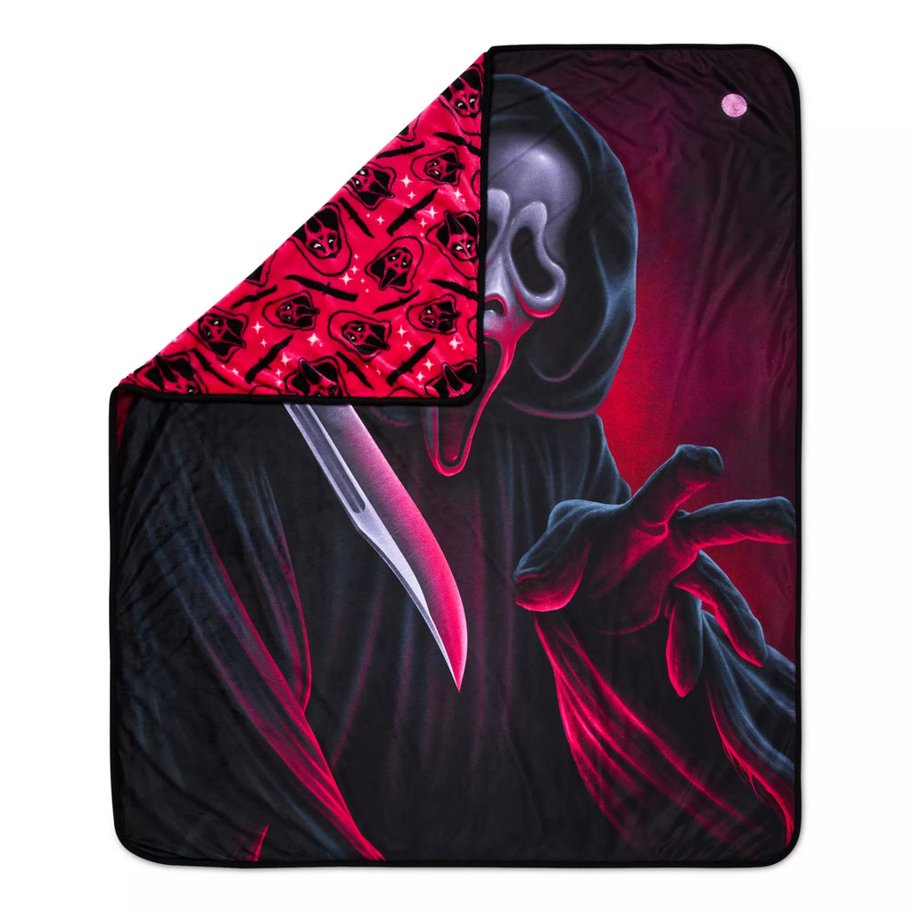Ghost Face Knife Double Sided Fleece Blanket