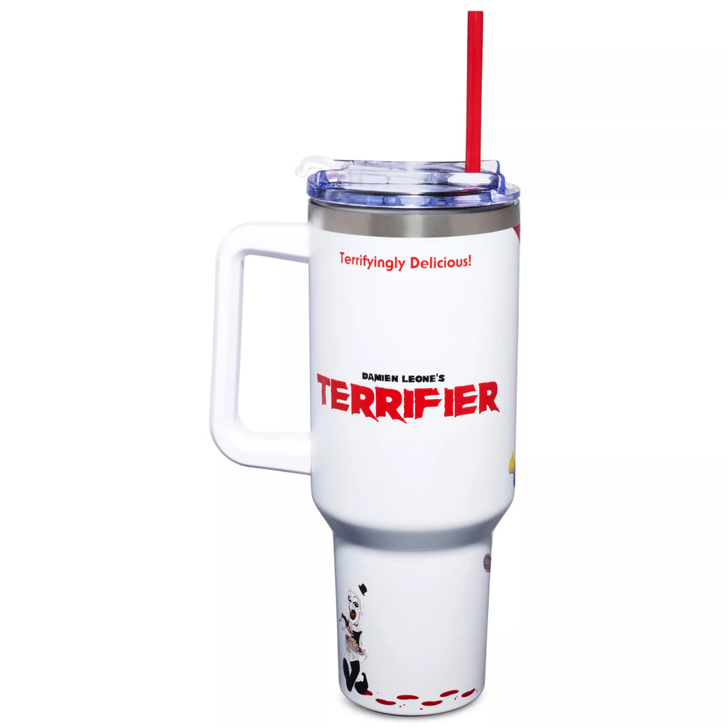 Art Crispies Travel Tumbler with Straw 40 oz. - Terrifier