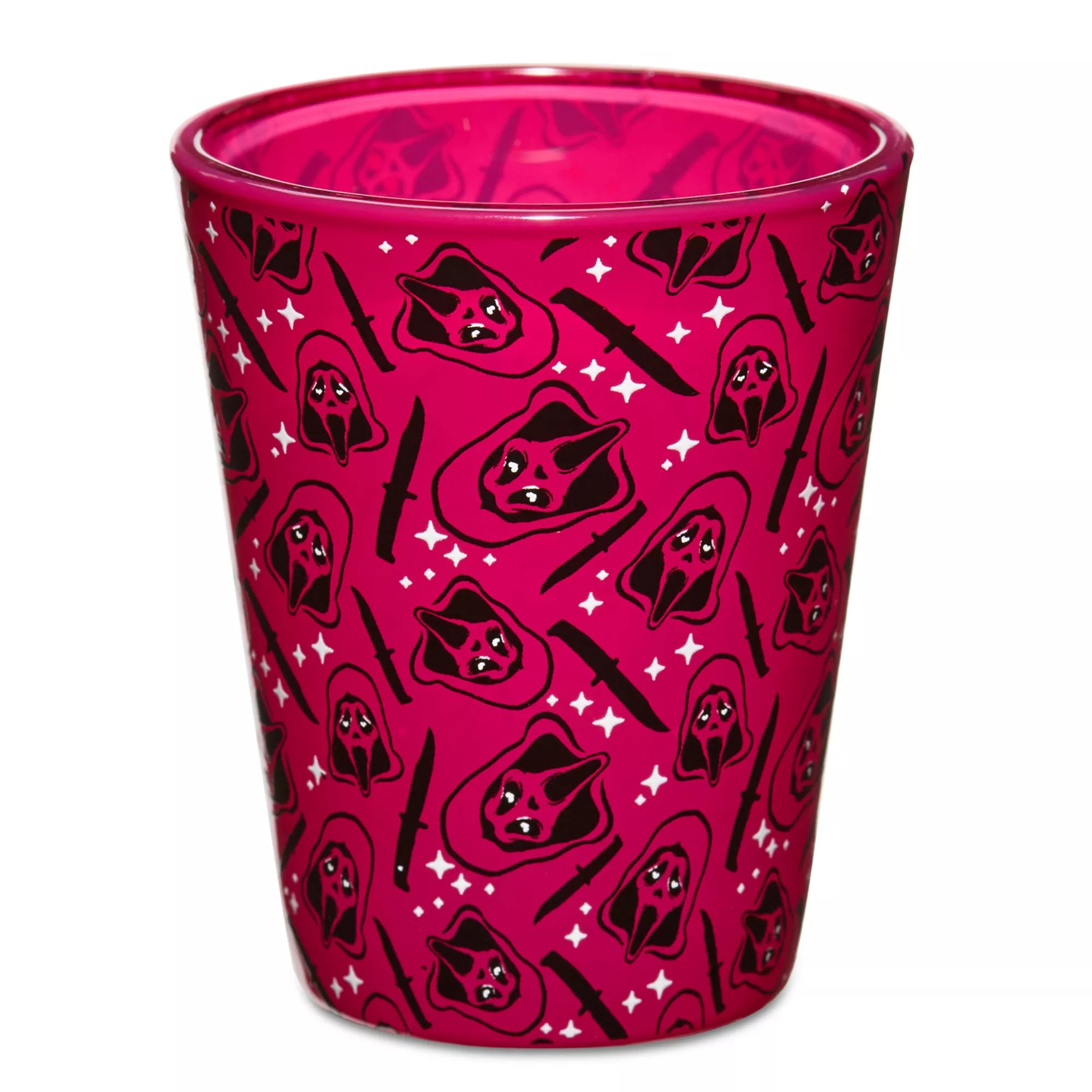 Pink Ghost Face Shot Glass - 2 oz.