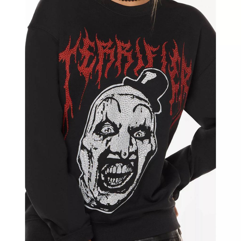 Terrifier Rhinestone Crewneck Sweatshirt