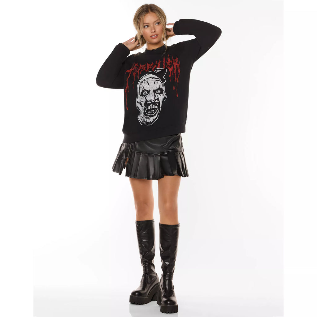 Terrifier Rhinestone Crewneck Sweatshirt