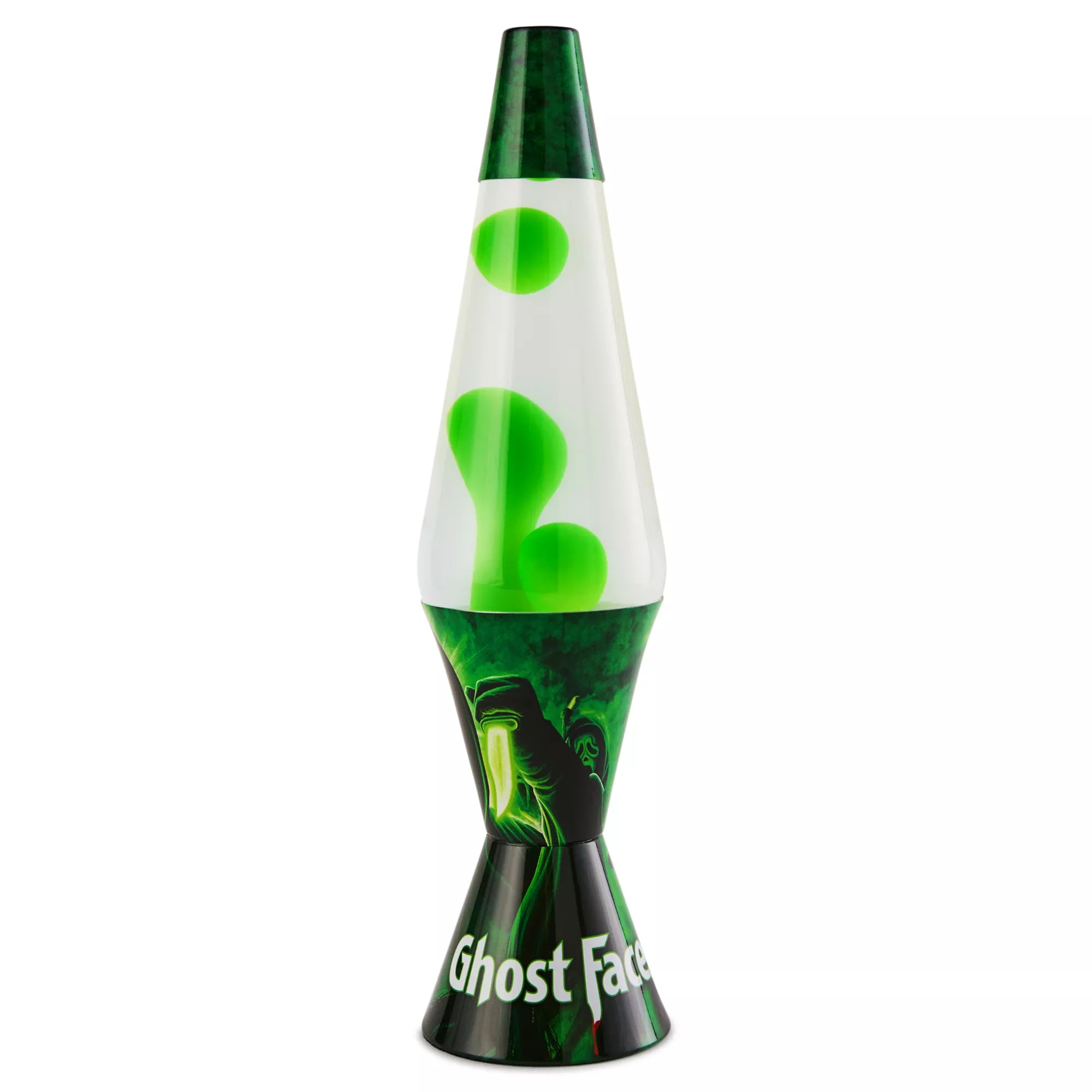 Ghost Face 17 Inch Lava Lamp Green