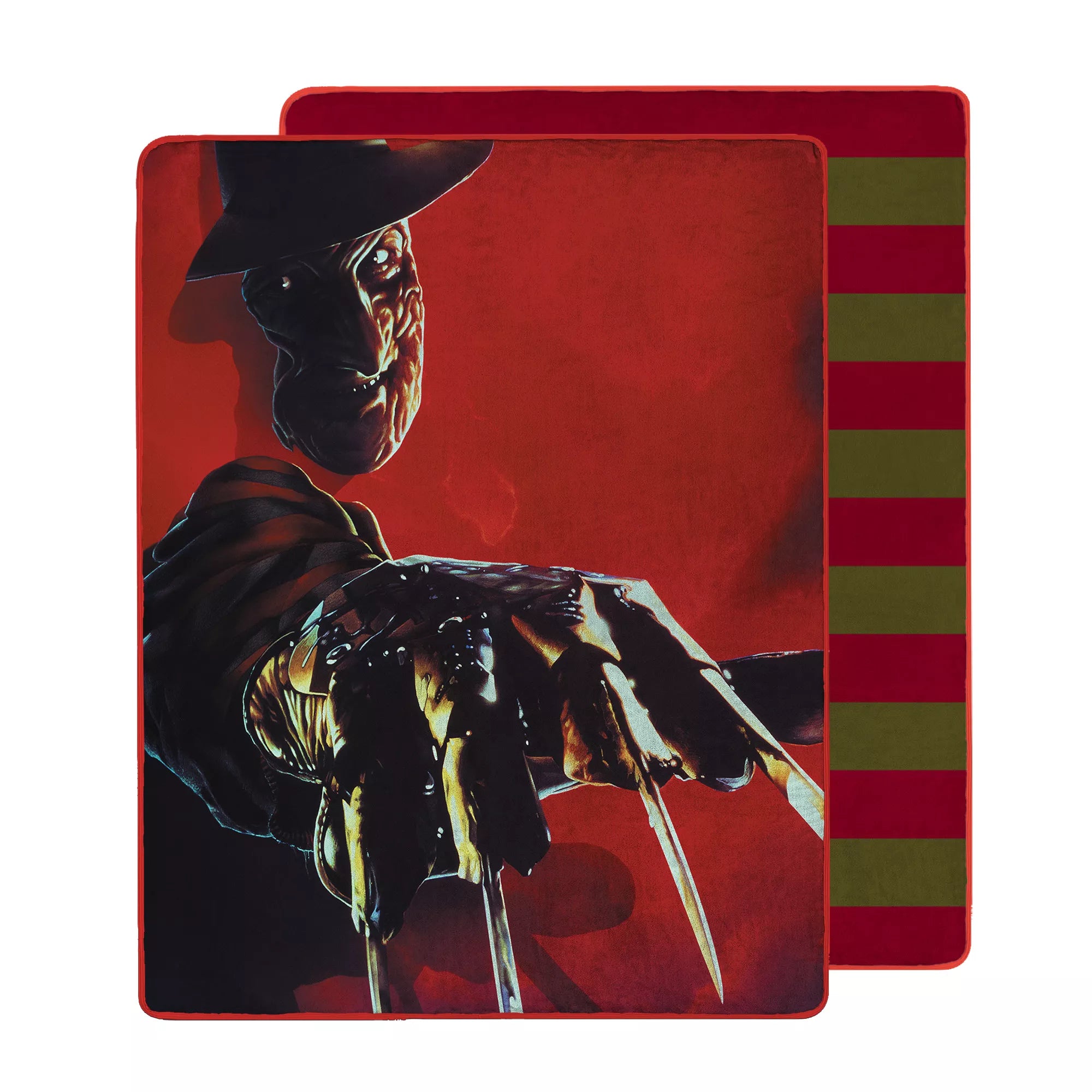 A Nightmare on Elm Street Slashed Elm Street Double-Sided Fleece Blanket