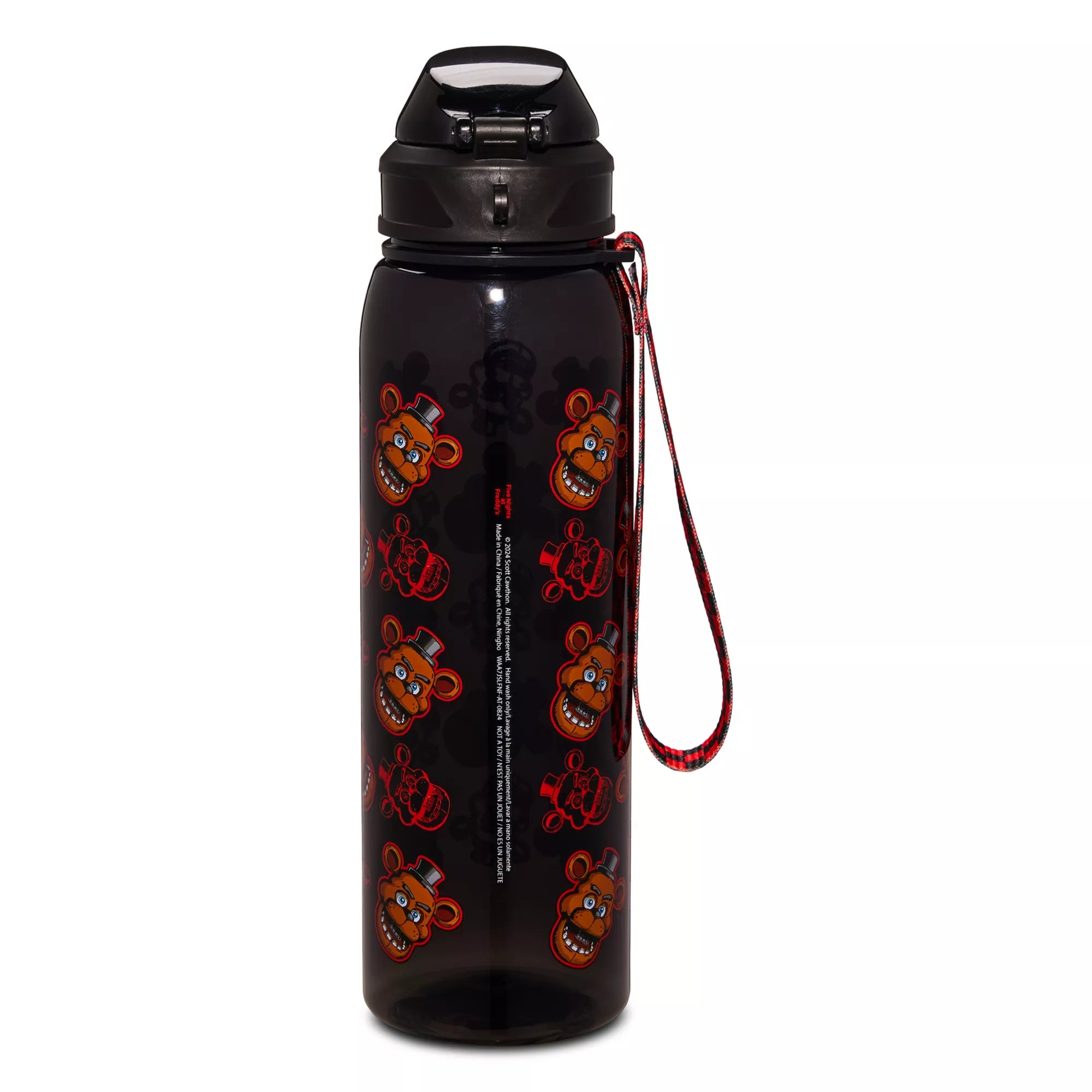 Five Nights at Freddy's Flip Top Water Bottle with Removeable Handle - 32 oz.