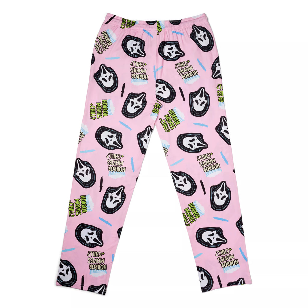 Ghost Face Horror Movies and Chill Lounge Pants