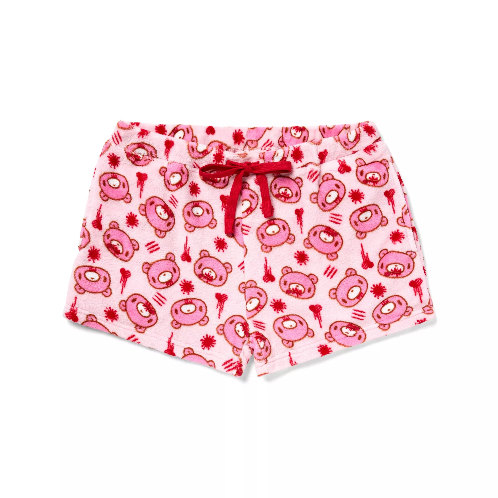 Pink Gloomy Bear Plush Lounge Shorts