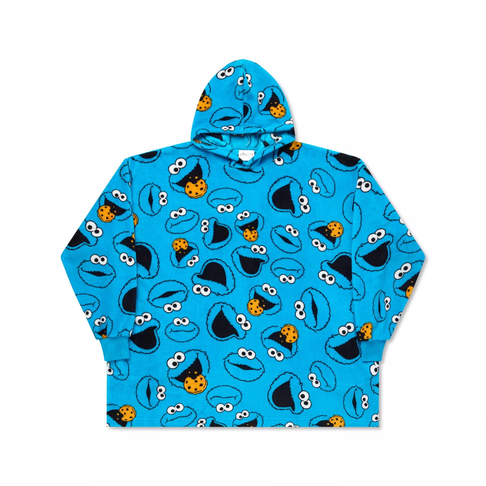 Cookie Monster Wearable Fleece Blanket