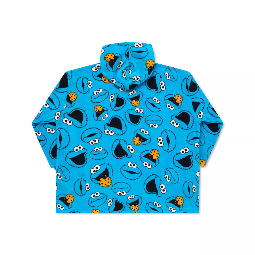 Cookie Monster Wearable Fleece Blanket