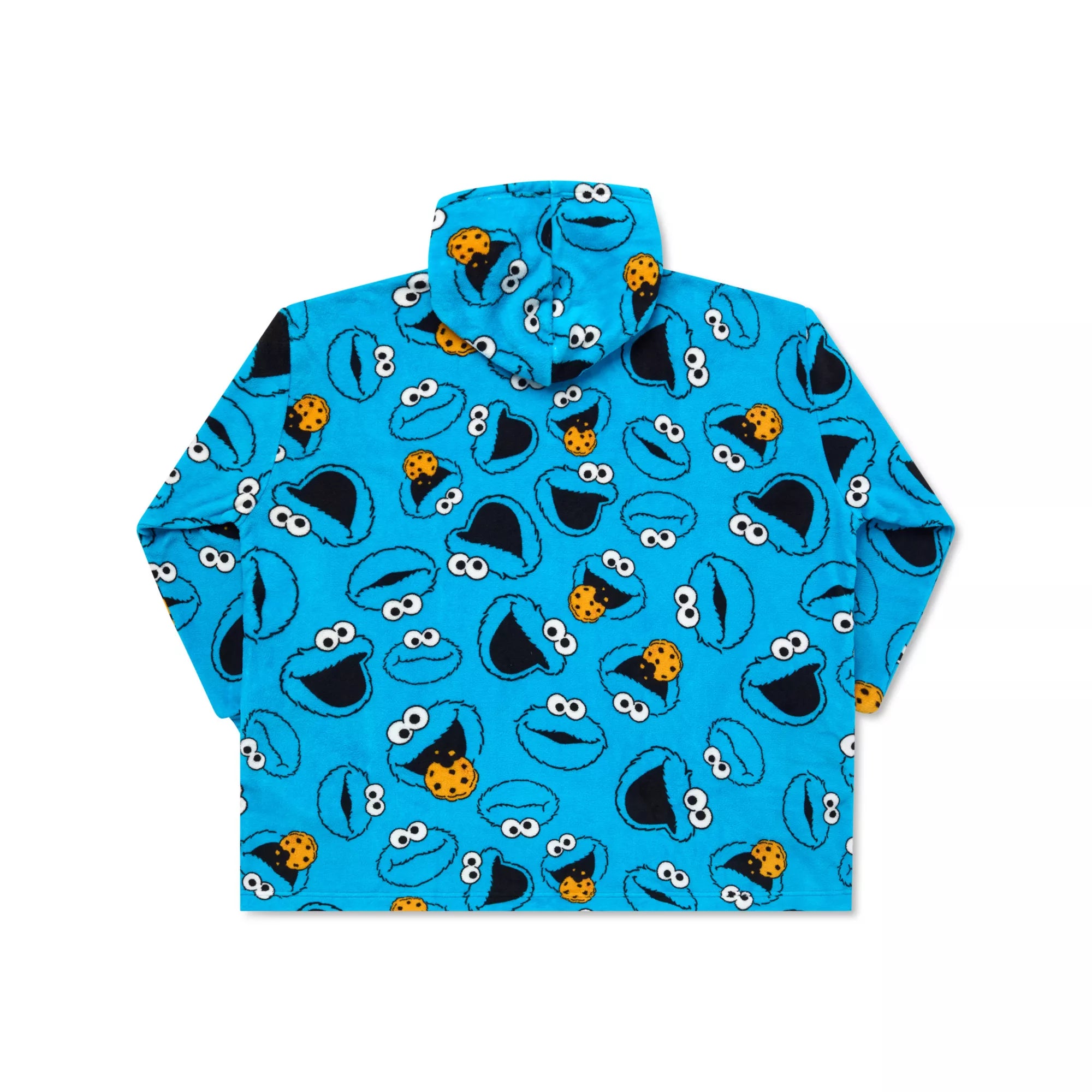 Cookie Monster Wearable Fleece Blanket