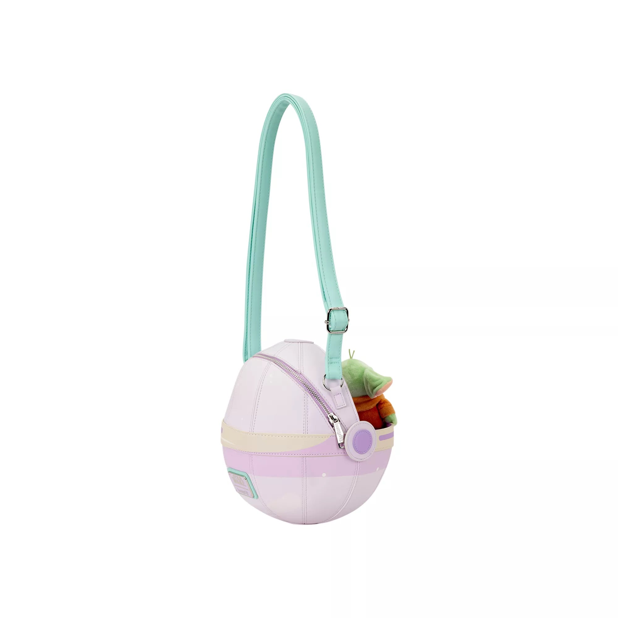 Loungefly Grogu Hover Pram Plush Crossbody Bags - The Mandalorian
