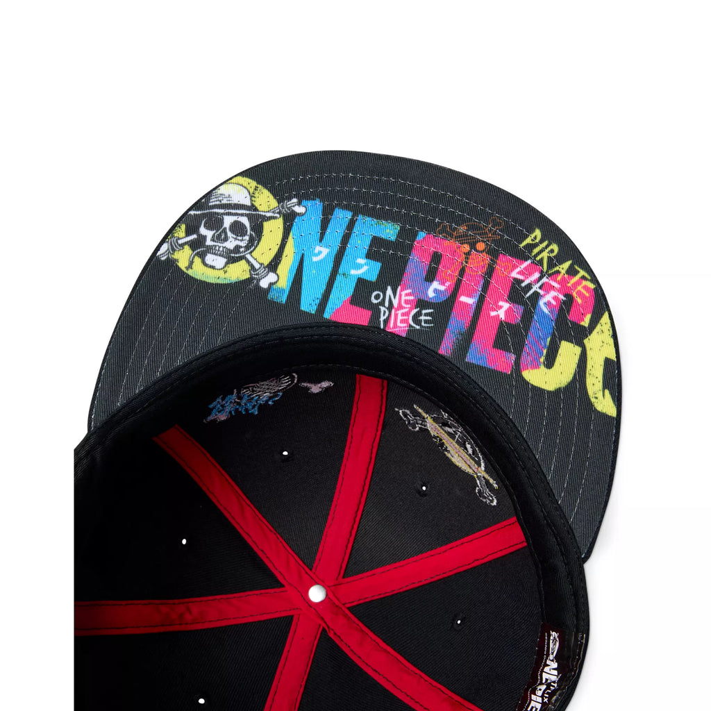 One Piece Buggy and Straw Hat Pirates Snapback Hat