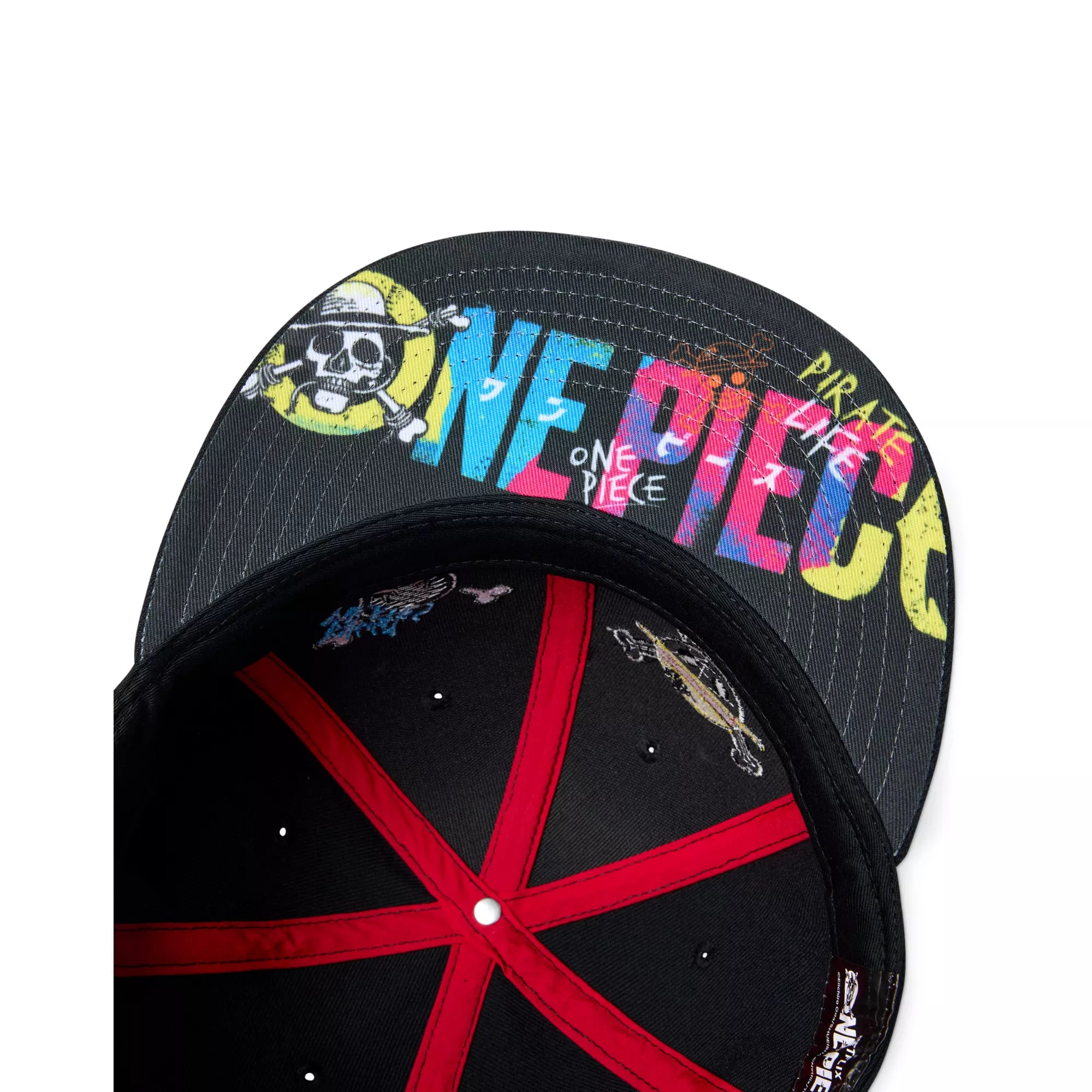 One Piece Buggy and Straw Hat Pirates Snapback Hat