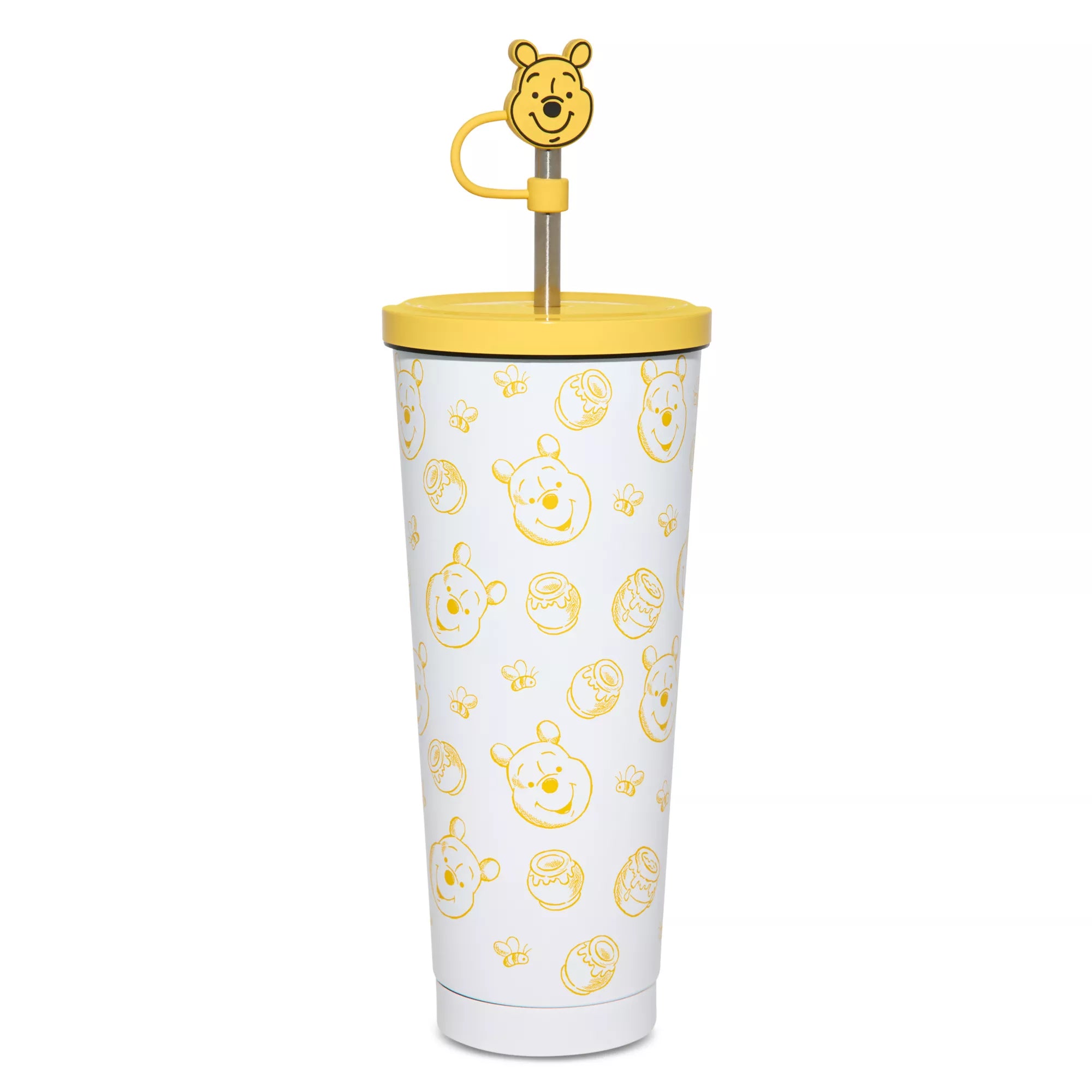 Winnie the Pooh Honey Bee Cup with Straw and Topper - 24 oz.