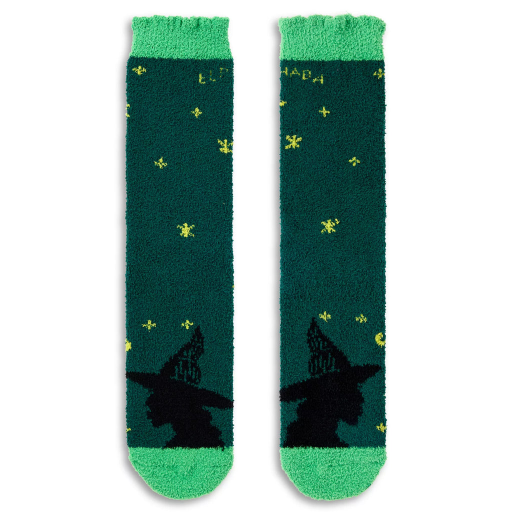 Wicked Glinda and Elphaba Plush Crew Socks - 2 Pair