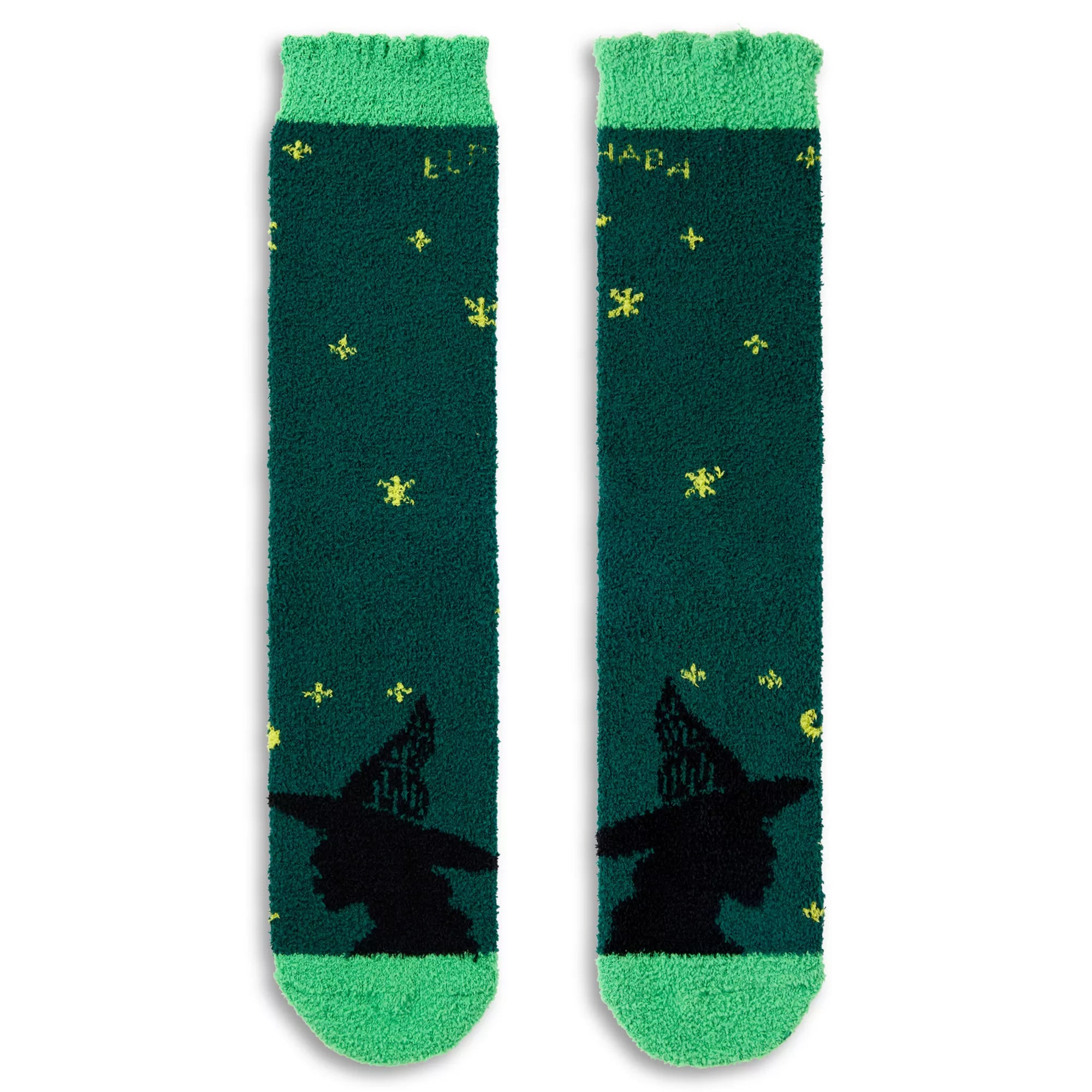 Wicked Glinda and Elphaba Plush Crew Socks - 2 Pair