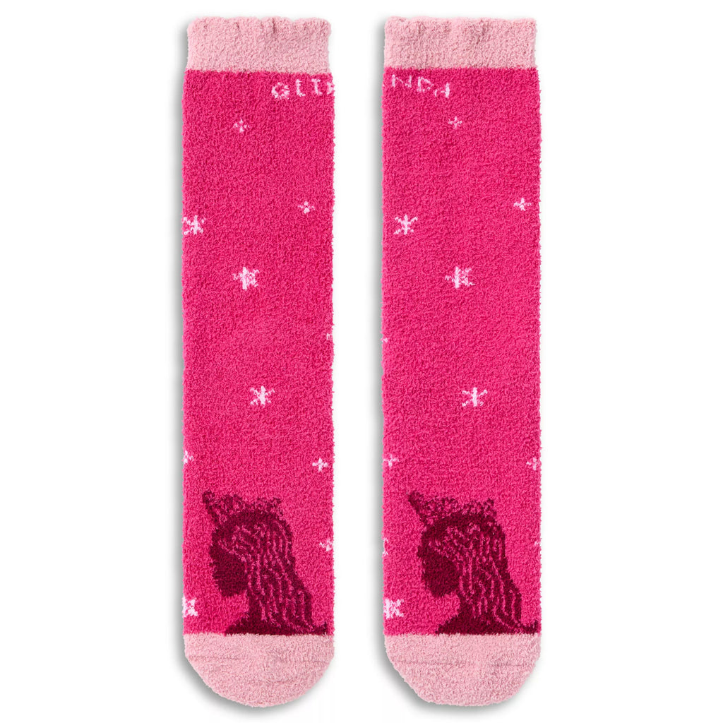 Wicked Glinda and Elphaba Plush Crew Socks - 2 Pair