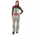 Adult Wreath Christmas Overalls