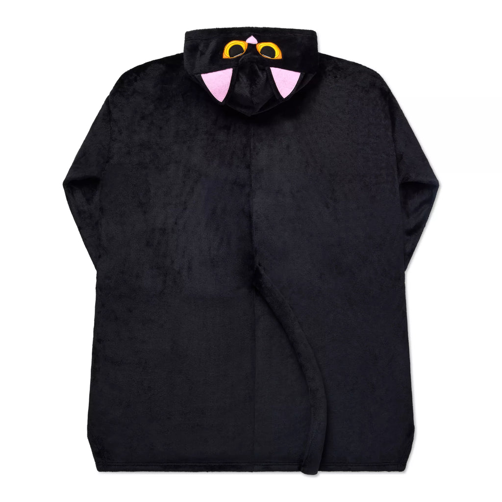 Black Cat Wearable Fleece Blanket